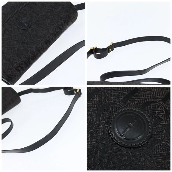 GUCCI Shoulder Bag Nylon Black Gold 001 14 0712 Auth 150087 - Picture 16 of 16